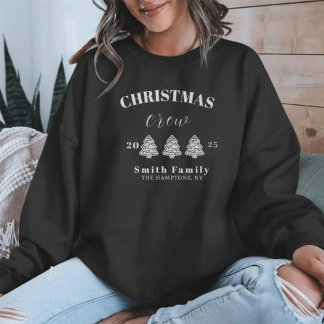Christmas Crew Custom Family Personalised Gingerbr Sweatshirt