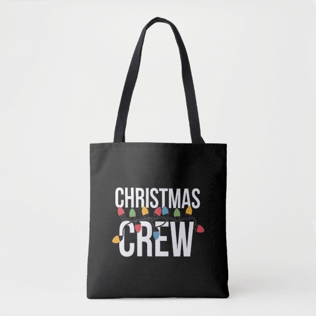 Christmas Crew Family Xmas Holiday Tote Bag (Front)
