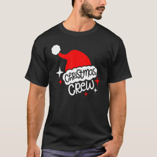 Christmas Crew Hat Santa Claus Family Christmas Li T-Shirt