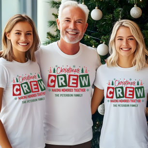 Christmas Crew Making Memories Together Matching T-Shirt
