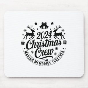 Christmas Crew Matching Family Reunion Graphic Xma Mouse Mat
