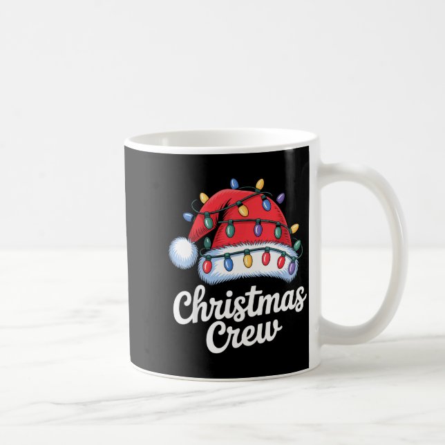 Christmas Crew Matching Family Xmas Party Men Wome Coffee Mug (Right)