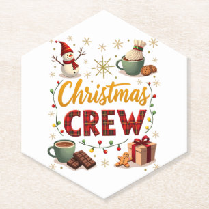 Christmas Crew Paper Coaster