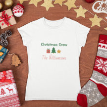 Christmas Crew Personalised Family Holiday