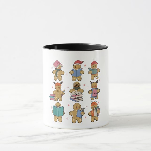 Christmas Crew Santa Gingerbread Nursing Squad  Mug (Center)