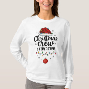 Christmas Crew Stepfather Santa Hat Matching Chris T-Shirt