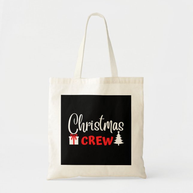 CHRISTMAS CREW TOTE BAG (Front)