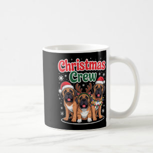 Christmas Crew Xmas Puppy Funny Christmas English  Coffee Mug