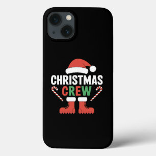 Christmas Crew Xmas Tree Holiday Matching Family iPhone 13 Case