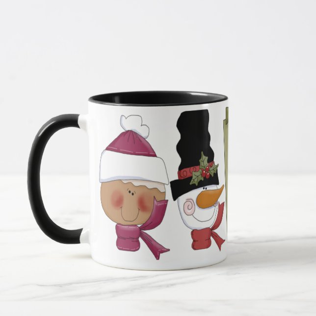 Christmas Critters Holiday Mug (Left)