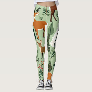 christmas critters leggings