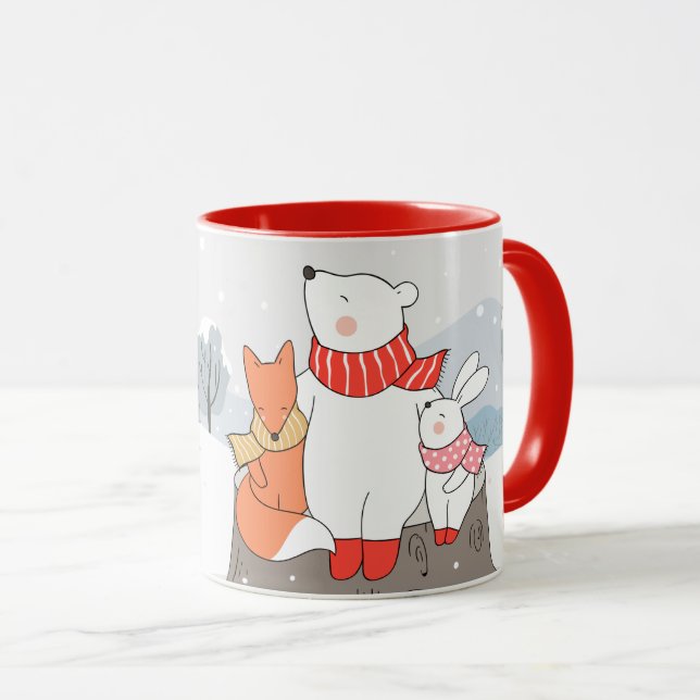 Christmas Critters Mug (Front Right)