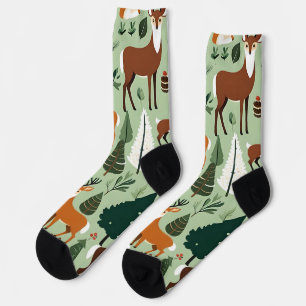 christmas critters socks