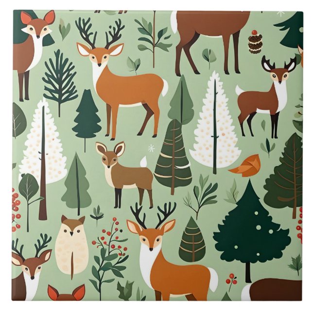 christmas critters tile (Front)
