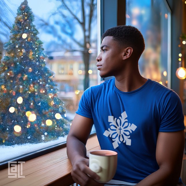 Christmas Cross Snowflake Ornate Classic T-Shirt (Creator Uploaded)