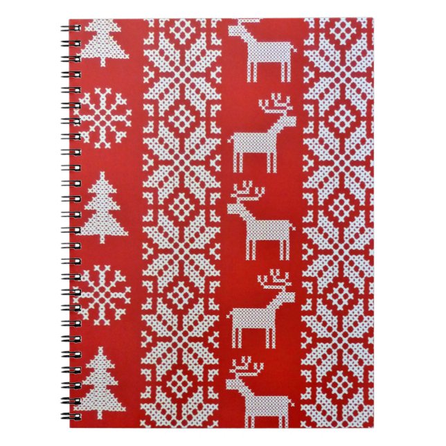 Christmas Cross Stitch Notebook (Front)