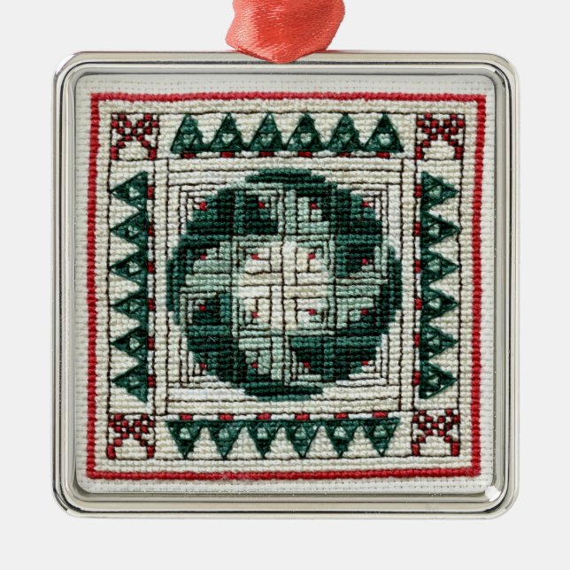 Christmas Cross Stitch Ornament (Front)