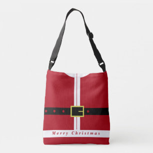Christmas Crossbody Bag Funny Santa Design