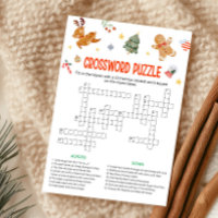 Christmas Crossword Puzzle Game