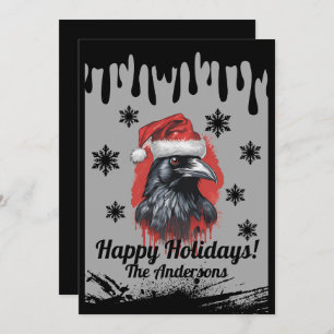 Christmas crow 3, Merry Christmas! Christmas card