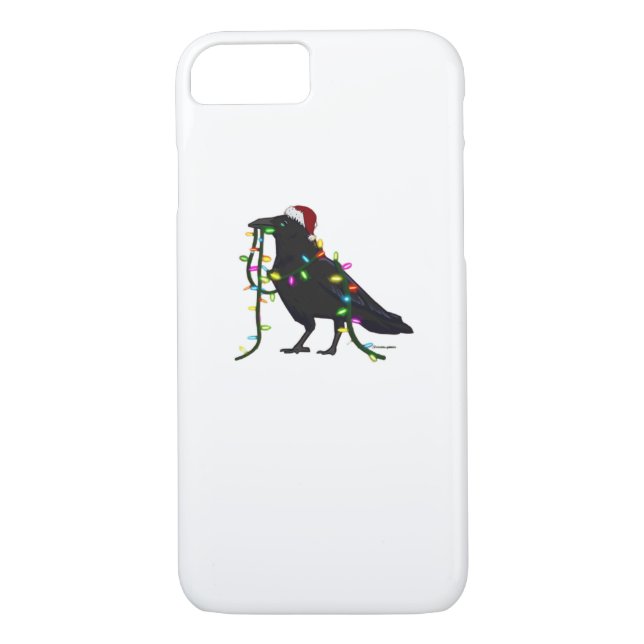 Christmas Crow Tis The Season Case-Mate iPhone Case (Back)