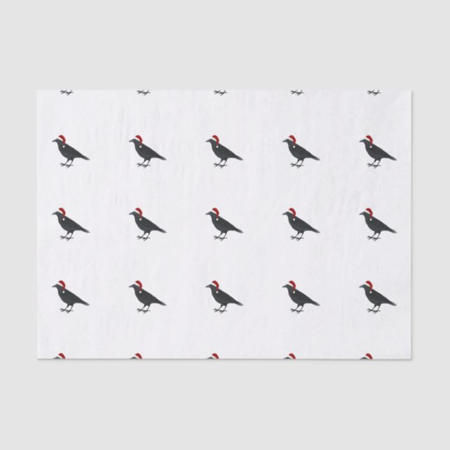 Christmas Crow Tissue Paper (Front)