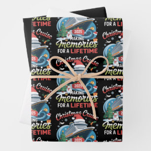 Christmas Cruise 2025 Making Memories for A Life Wrapping Paper Sheet