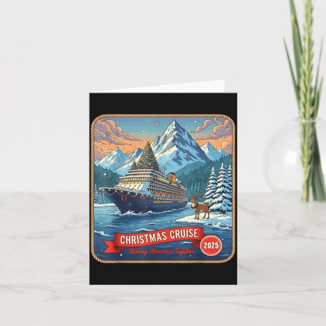 Christmas Cruise Group 2025 Making Memories Cruise Card (Front)