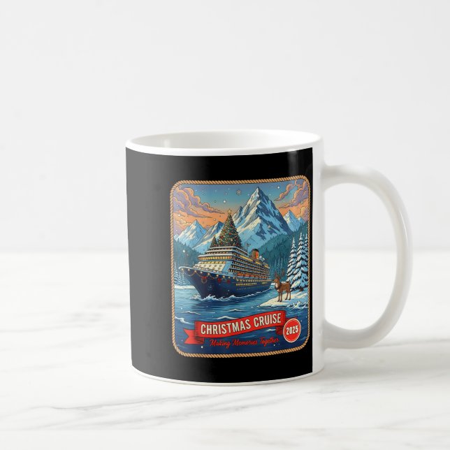 Christmas Cruise Group 2025 Making Memories Cruise Coffee Mug (Right)