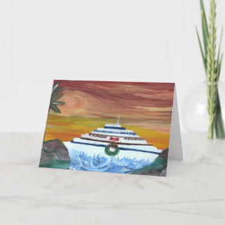 Christmas Cruise Holiday Card