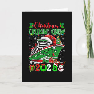 Christmas Cruisin Crew 2025 Matching Family Cruise Card