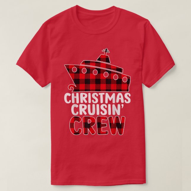 Christmas Cruisin Crew Cruise Matching Family Paja T-Shirt (Design Front)