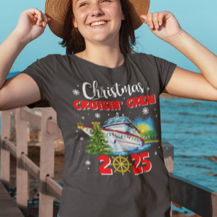 Christmas Cruisin' Crew Custom Ship  Tri-Blend Shirt