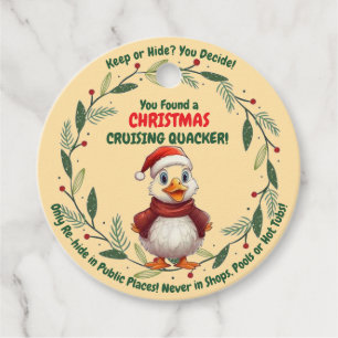 Christmas Cruising Duck Tags
