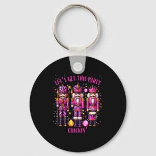 Christmas Crushing It Nutcracker - Funny Retro Ugl Key Ring