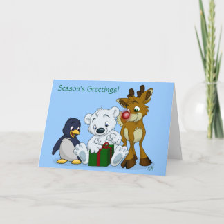 Christmas Cubs, Season's Greetings! Holiday Card