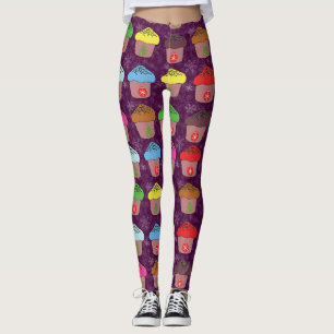 Christmas cup cakes leggings