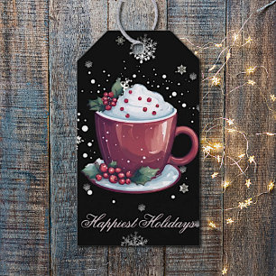 Christmas Cup of Hot Chocolate Gift Tags