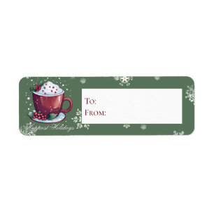 Christmas Cup of Hot Chocolate   Green Gift