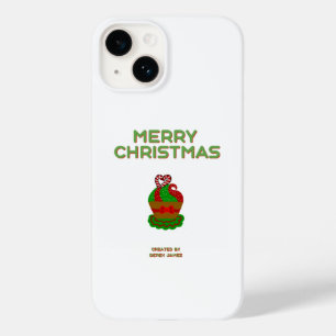 Christmas Cupcake Apple iPhone 14 Case