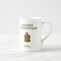 Christmas Cupcake Bone China Mug