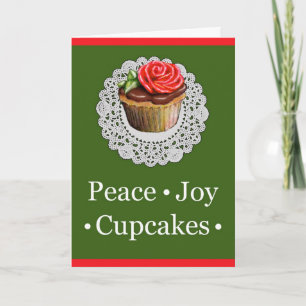 Christmas Cupcake Card