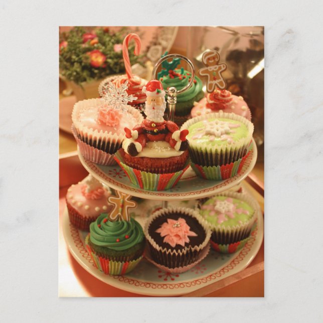 Christmas Cupcake postcard (Front)