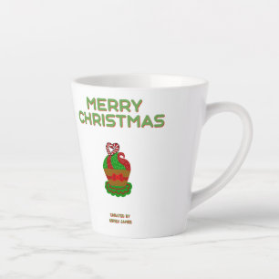Christmas Cupcake Small Latte Mug