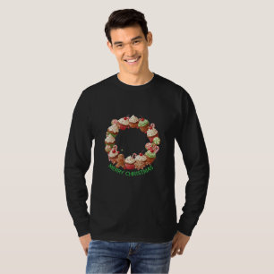 Christmas Cupcake Wreath T-Shirt