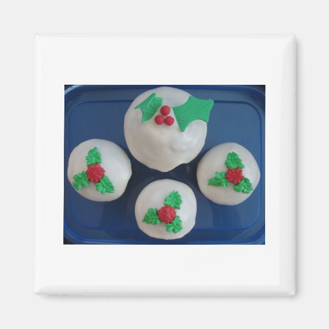Christmas Cupcakes Magnet (Front)