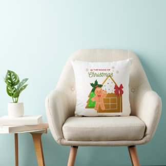 Christmas cushion, believe in Christmas magic Cushion