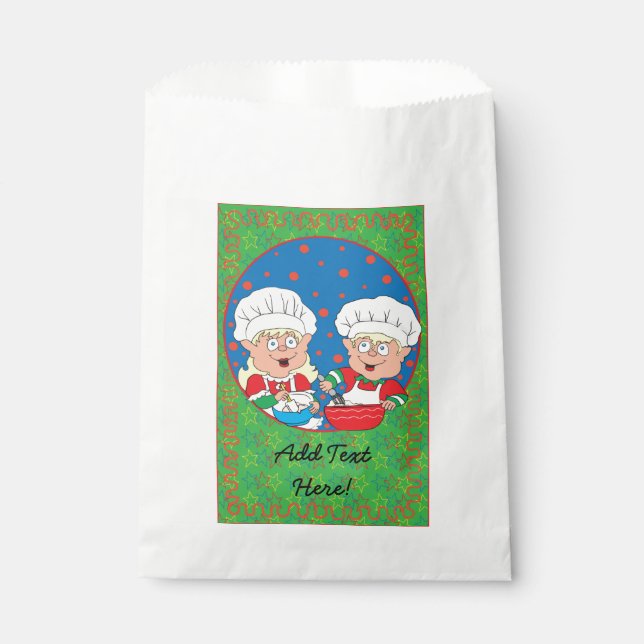 Christmas Custom Favour Bag (Front)