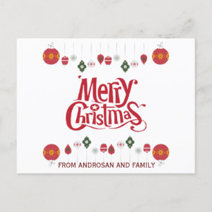 Christmas Custom Gifts Postcard