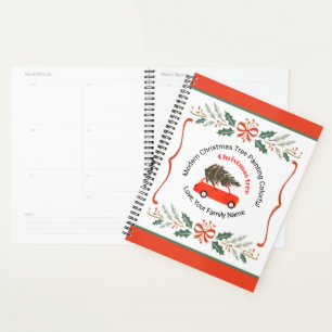 Christmas Custom Text Personalised Holiday Design Planner